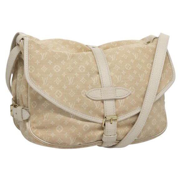LOUIS VUITTON Monogram Mini Lin Saumur PM Shoulder Bag - Picture 1 of 7
